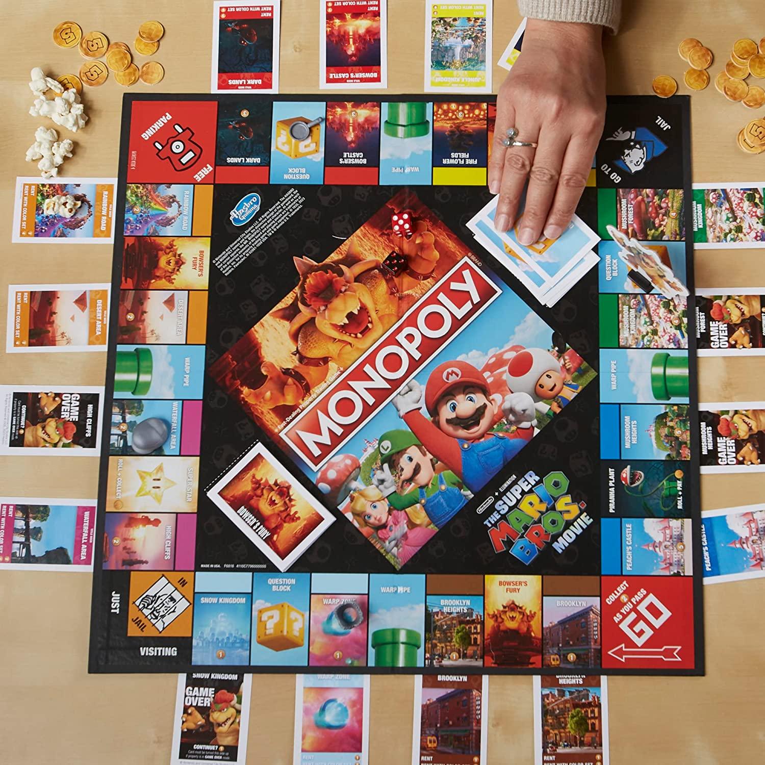 Monopoly The Super Mario Bros. Movie Edition Kids Board Game - 2-6 Players - BumbleToys - 8-13 Years, Boys, Card & Board Games, Monopoly, Pre-Order, Puzzle & Board & Card Games, Super Mario