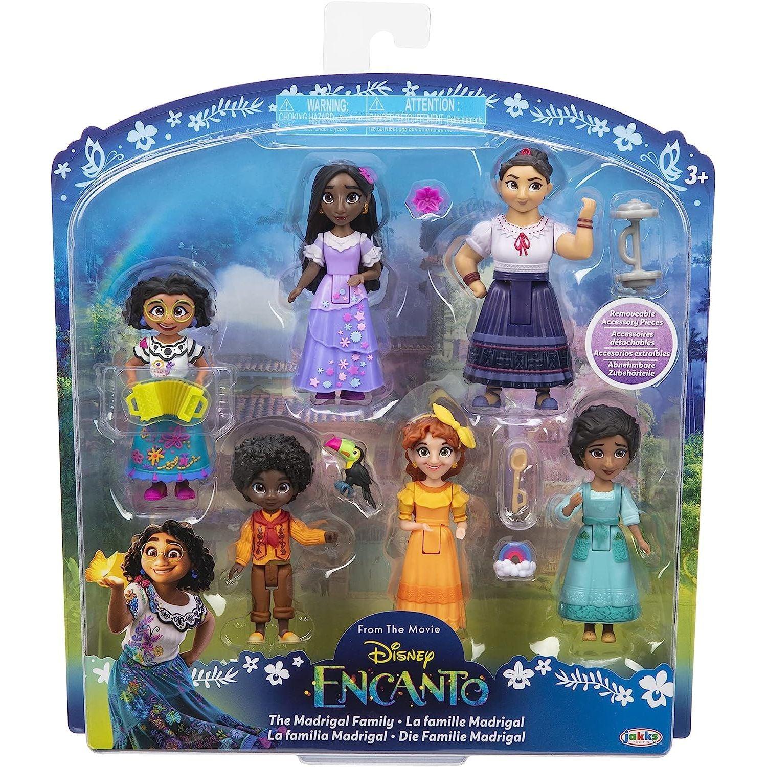 Disney Encanto Doll Figures, The Madrigal Family 6-Pack Set Each with an Accessory - Great to Play with The Casa Madrigal - BumbleToys - 2-4 Years, Boys, Disney, Encanto, Girls, OXE, Pre-Order