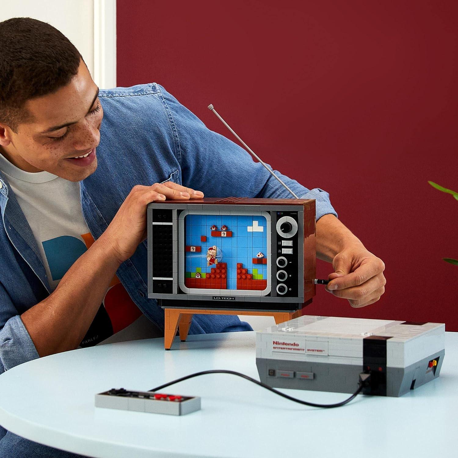 LEGO® Nintendo Entertainment System™ 71374 Building Kit;Creative Set for Adults; Build Your Own NES and TV (Retired)