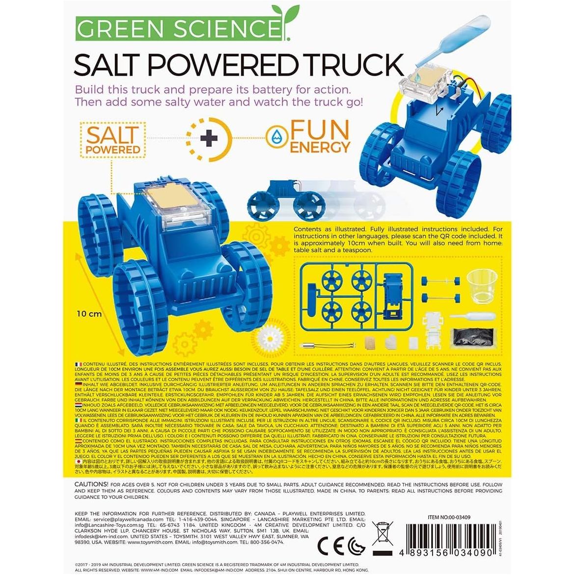 4M Green Science - Salt-powered Truck