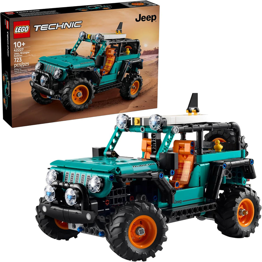 سيارة جيب رانجلر روبيكون LEGO Technic - لعبة بناء للأولاد والبنات، للأعمار 10 سنوات فما فوق - مجموعة سيارة نموذجية بتفاصيل دقيقة - مجموعة عرض لديكور غرفة النوم - هدية لأعياد الميلاد - 42227