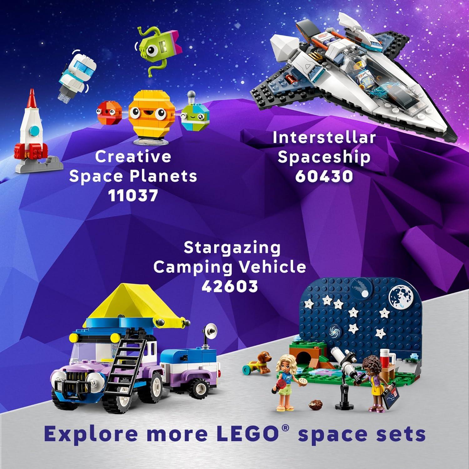LEGO Creator 31152 3 in 1 Space Astronaut Toy, Building Set Transforms from Astronaut Figure to Space Dog to Viper Jet, Space-Themed Gift Idea for Boys and Girls