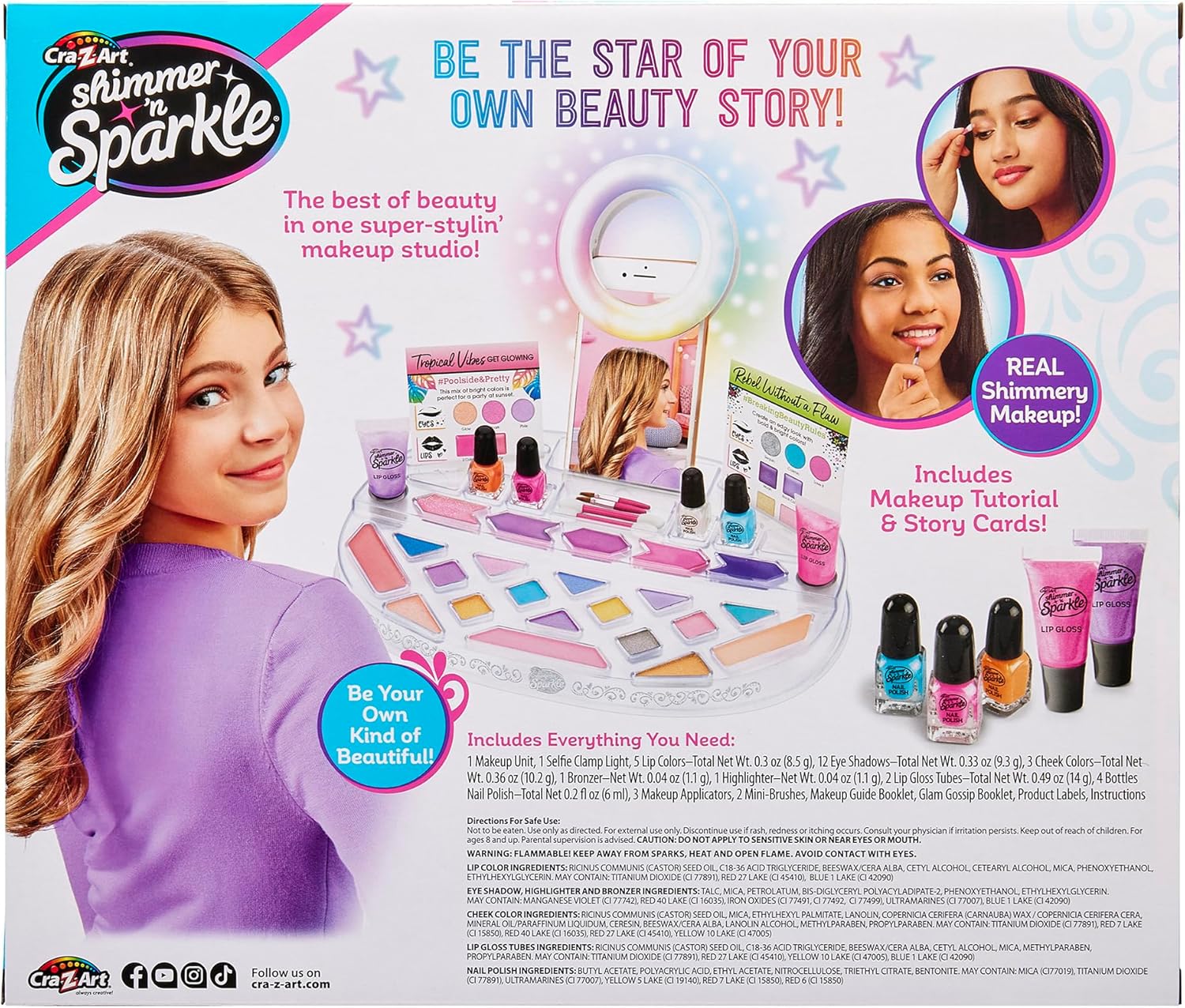 Shimmer 'N Sparkle Selfie Time Light Up Beauty Studio