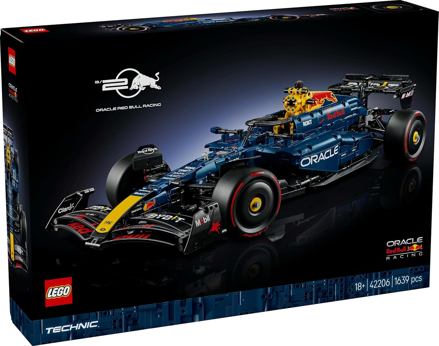 مجموعة بناء نموذج سيارة LEGO 42206 Technic Oracle Red Bull Racing RB20 F1 