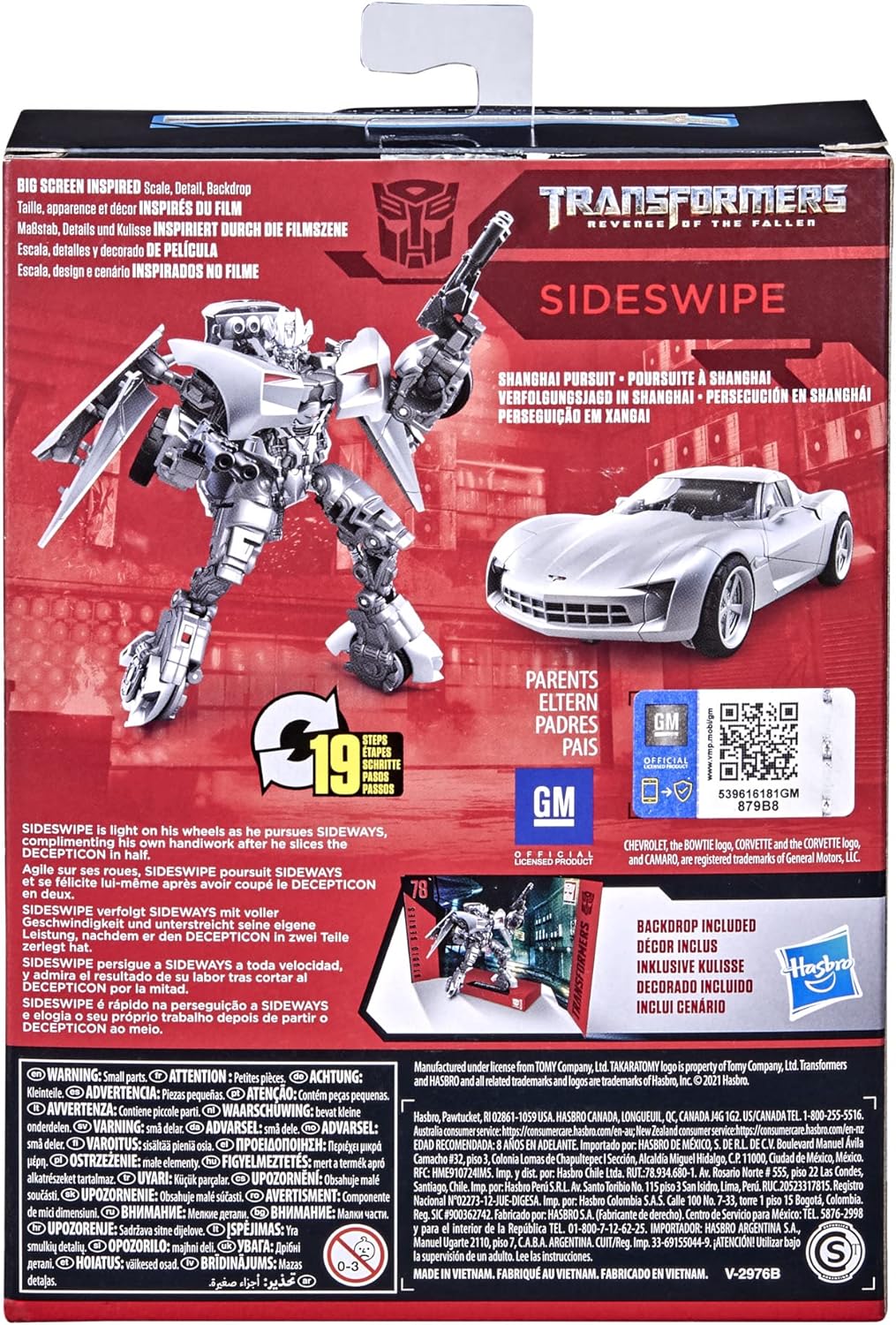 Transformers Toys Studio Series 78 Deluxe Class Revenge of The Fallen Sideswipe Action Figure - Ages 8 and Up, 4.5-inch