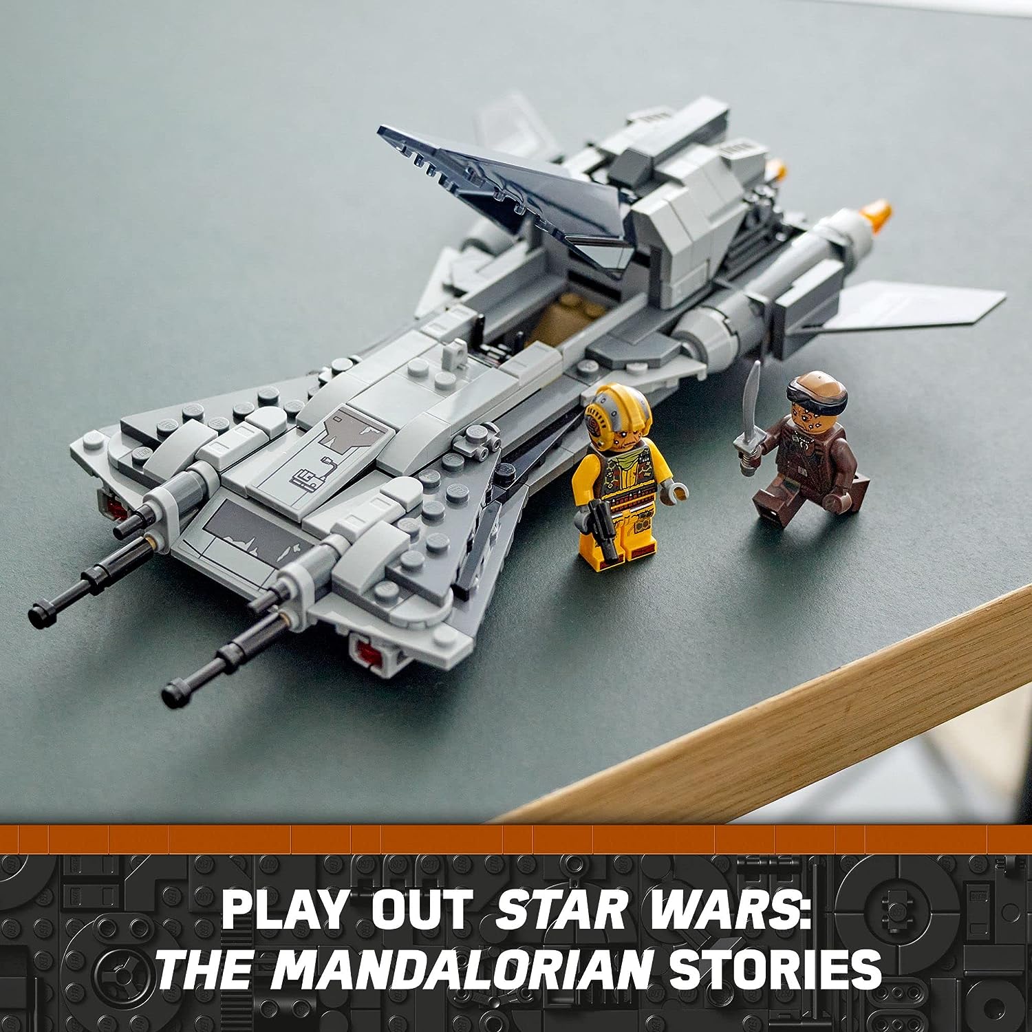 LEGO 75346 Star Wars Pirate Snub Fighter Buildable Starfighter Playset Featuring Pirate Pilot and Vane Characters from The Mandalorian Season 3