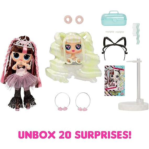 L.O.L. Surprise! Tweens Surprise Swap Bronze-2-Blonde Billie Fashion Doll with 20+ Surprises Including Styling Head and Fabulous Fashions and Accessories