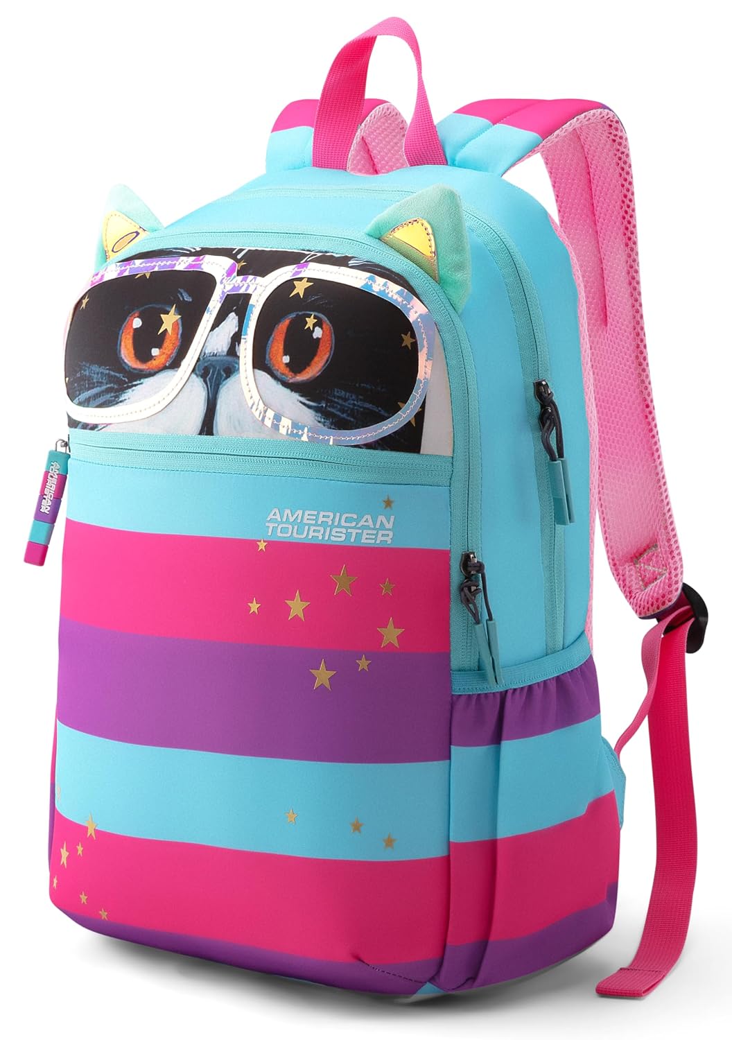 American Tourister Kids Backpack with 3 Compartments - Lightweight School Bag