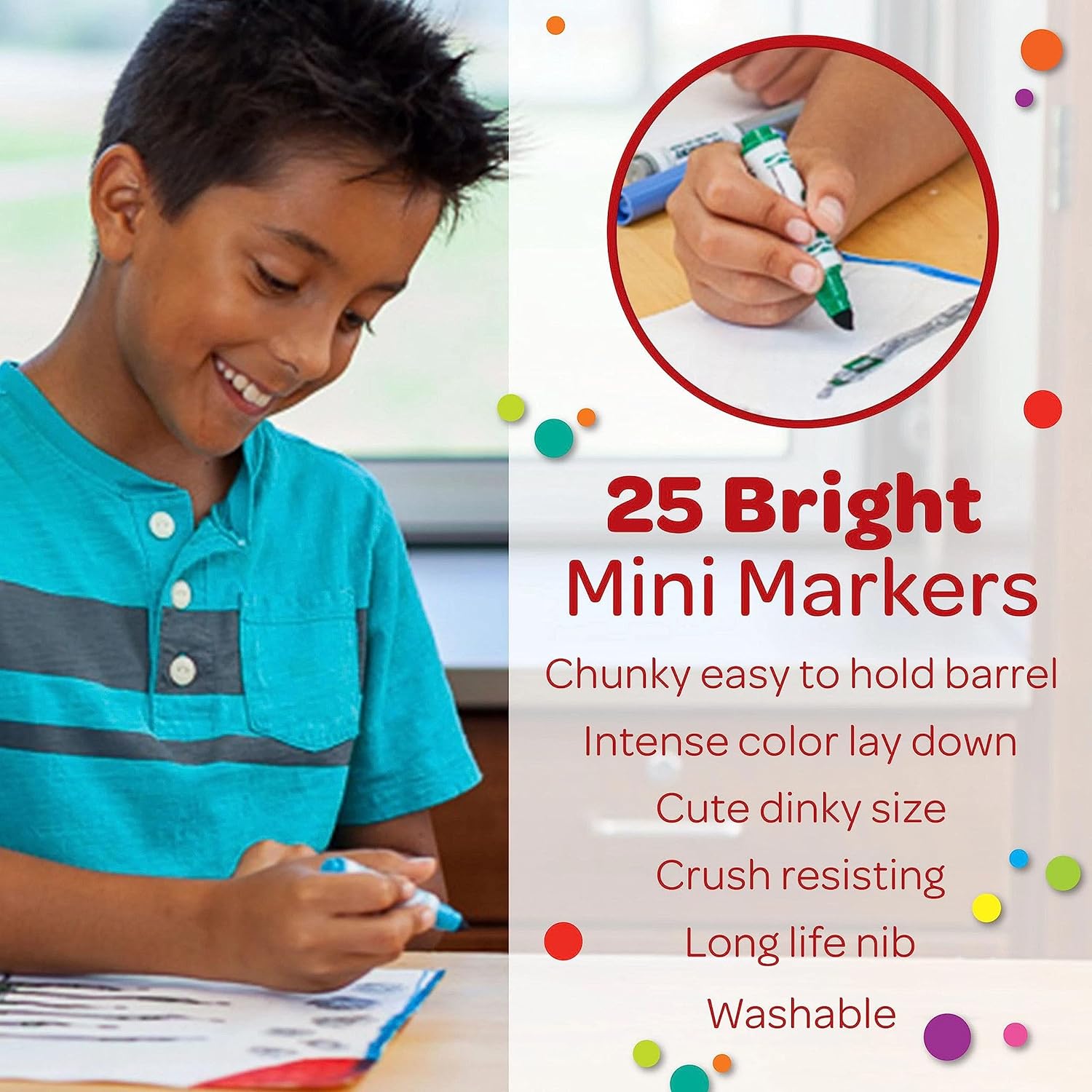 Crayola Washable Markers Case 65Pcs