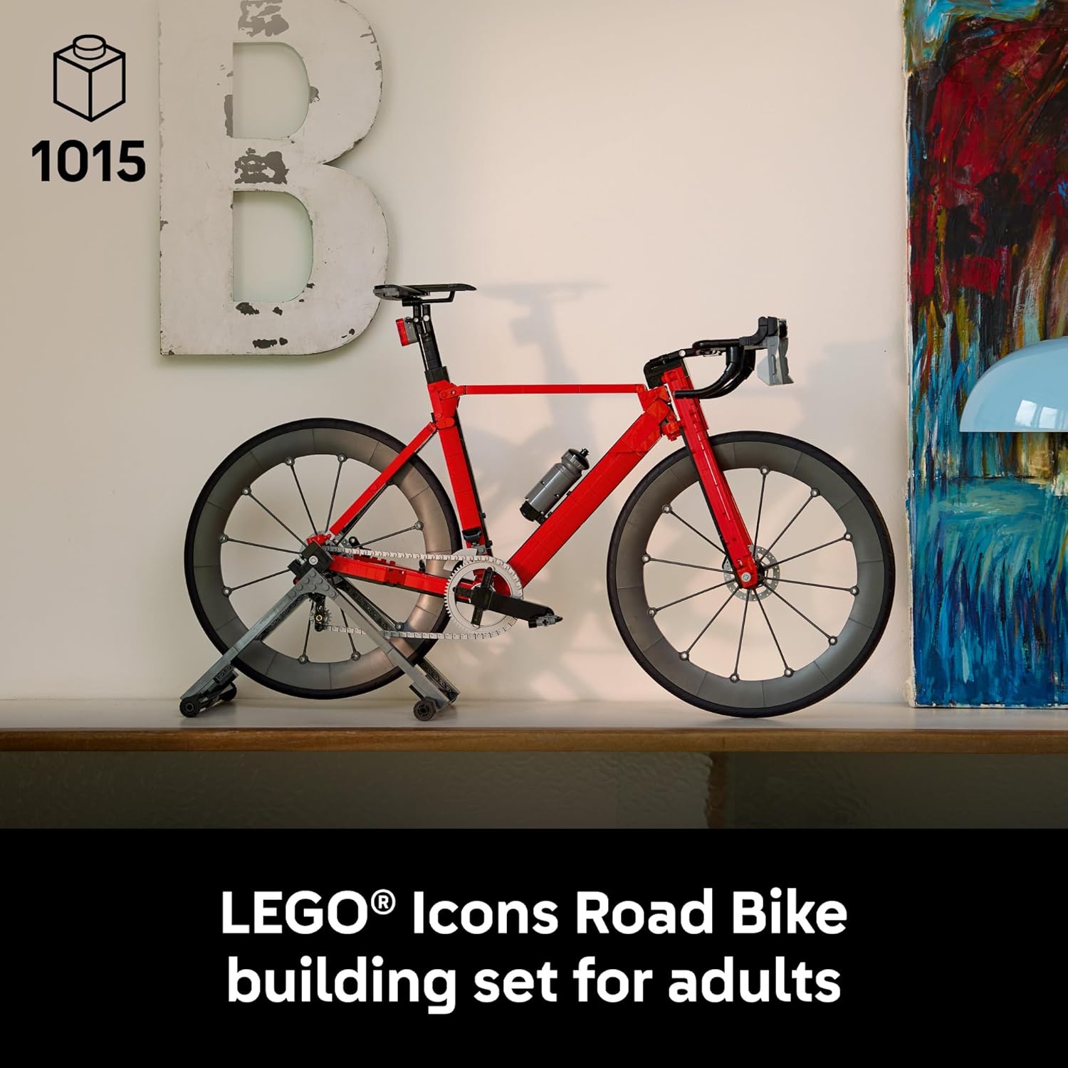 LEGO Icons Road Bike - Building Set for Adults, Ages 18+ - Racing Bike Home Office or Desk Decor - with Realistic Details - Gift for Men & Women - 11380