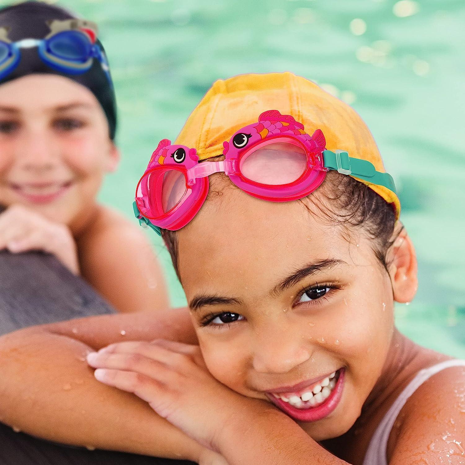 Stephen Joseph Swim Goggles - Rainbow - BumbleToys - 5-7 Years, Cecil, Girls, Goggles, Pre-Order