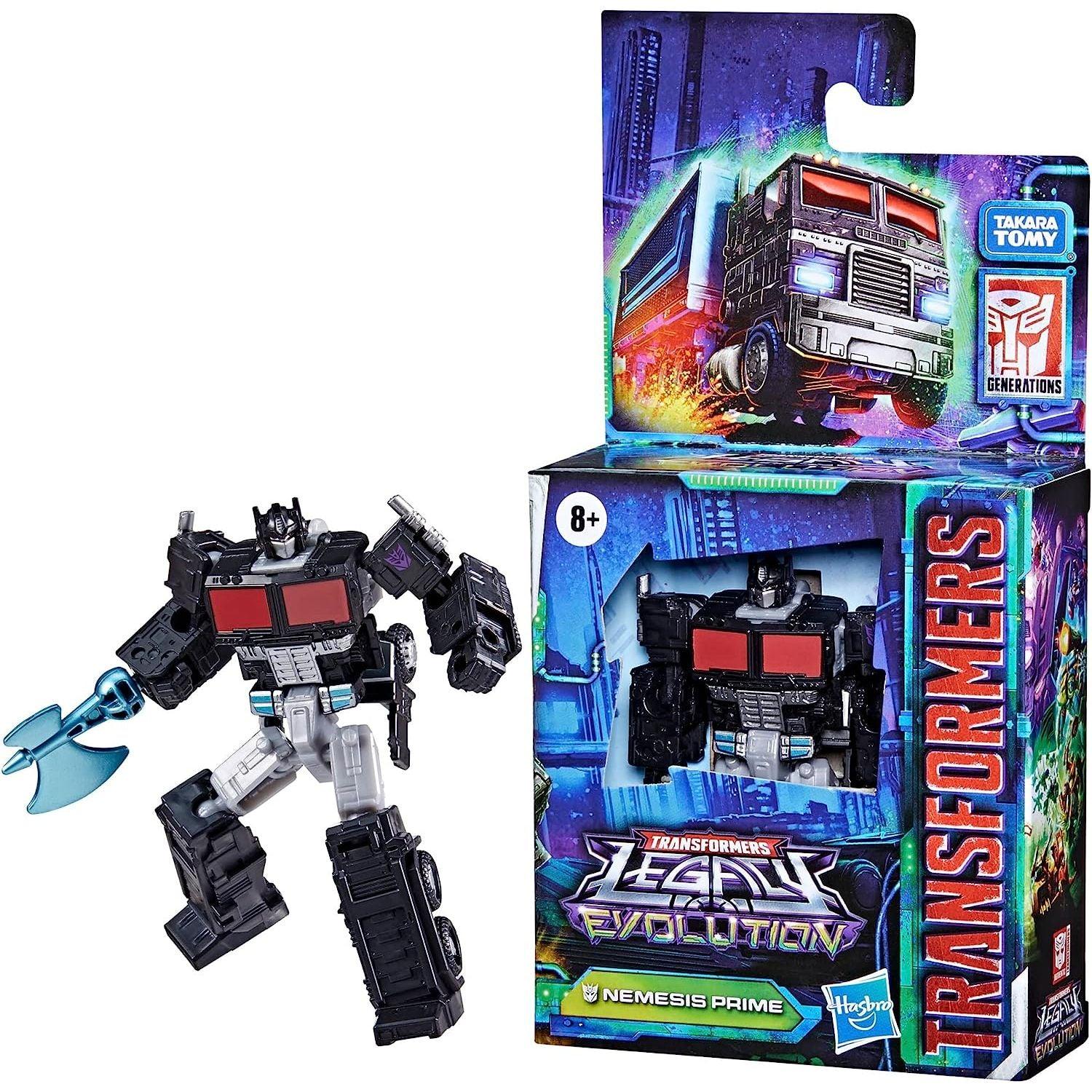 Transformers Toys Legacy Evolution Core Nemesis Prime Toy, 3.5-inch, Action Figure - BumbleToys - 6+ Years, 8+ Years, 8-13 Years, Action Figures, Boys, Figures, Pre-Order, Transformers