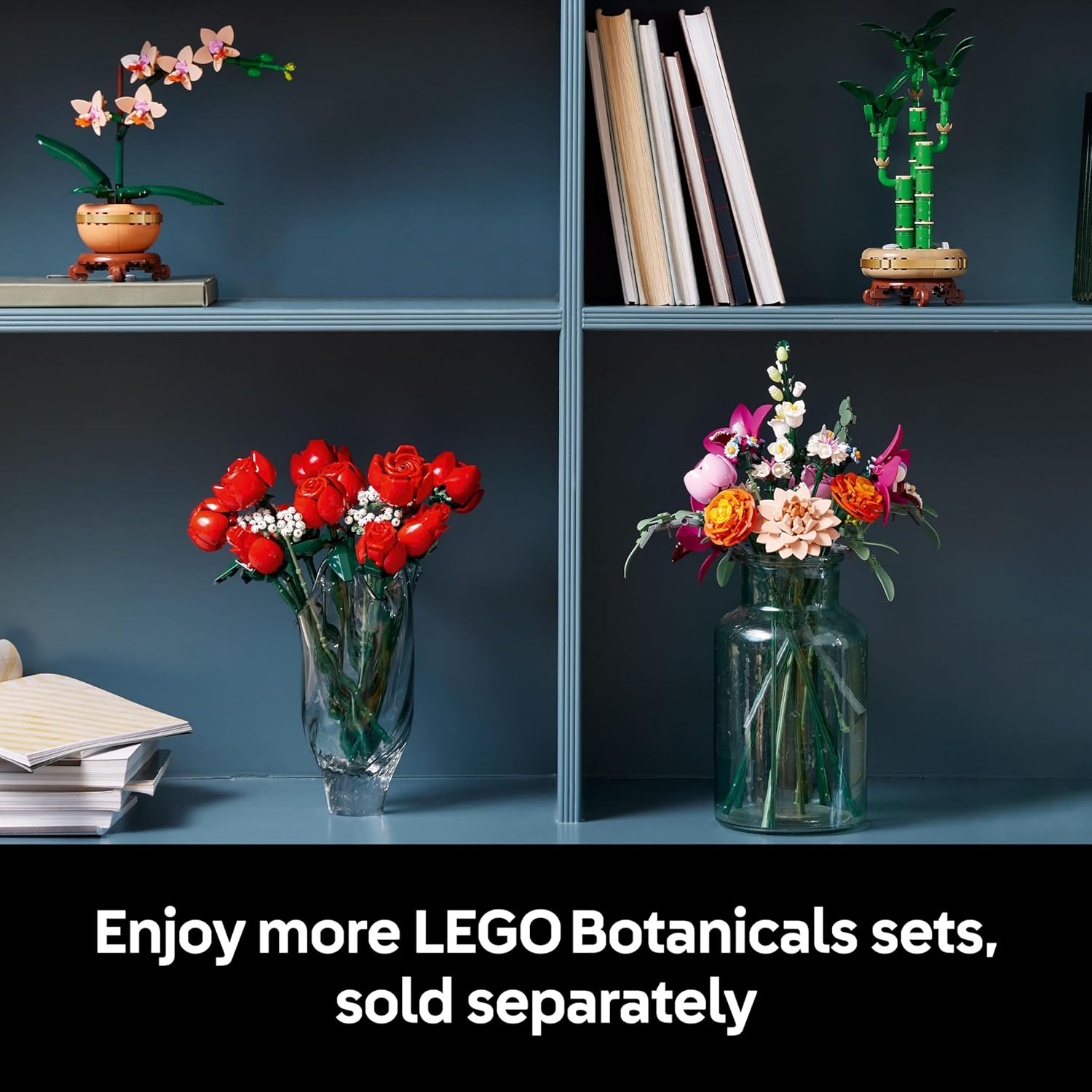 LEGO Botanicals Pretty Pink Flower Bouquet Building Set for Adults - Gifts for Birthdays for Her- Artificial Flowers for Decor or Table Display - 10342