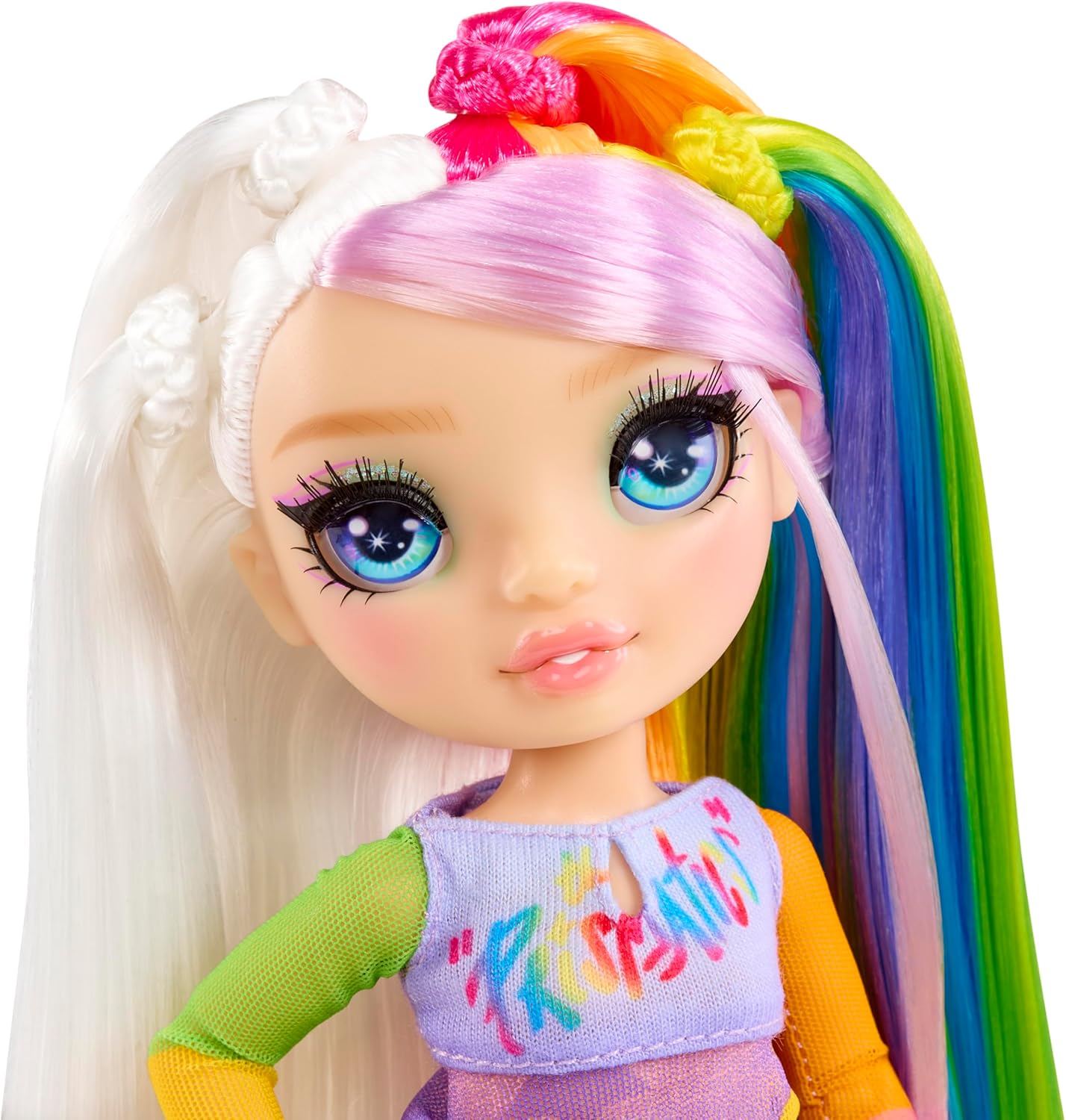 Rainbow High Jr High Rock Band - Amaya, Rainbow 9” Fashion Doll with Keyboard, Customize with Stickers, Posable, Great Toy Gift for Kids Ages 4+