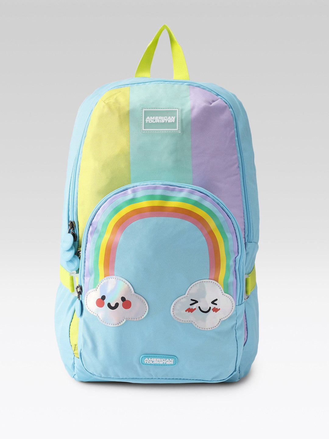 American Tourister Colourblocked Applique School Backpack – BumbleToys