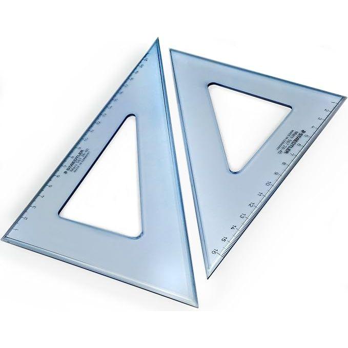 مجموعة أشكال هندسية من Staedtler Mars 569 22، كبيرة، مجموعة من 4 قطع