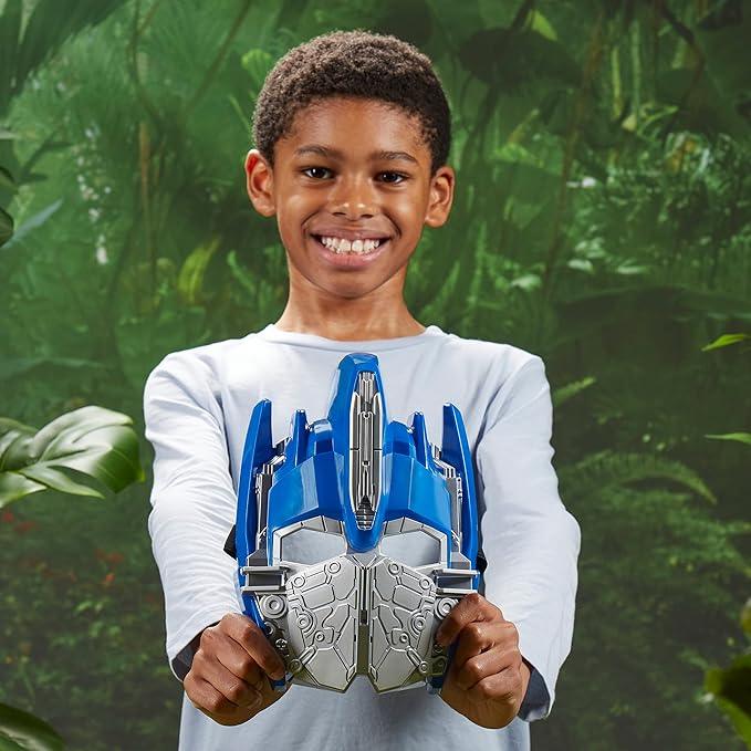 Hasbro Transformers Toys Rise of the Beasts Movie Optimus Prime Roleplay Costume Mask for Ages 5 and Up, 10-inch