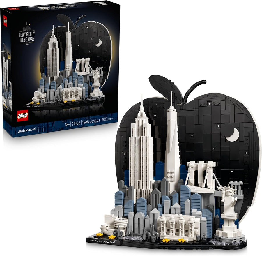 LEGO Architecture New York City – The Big Apple Building Set for Adults, Ages 18+ - 21066