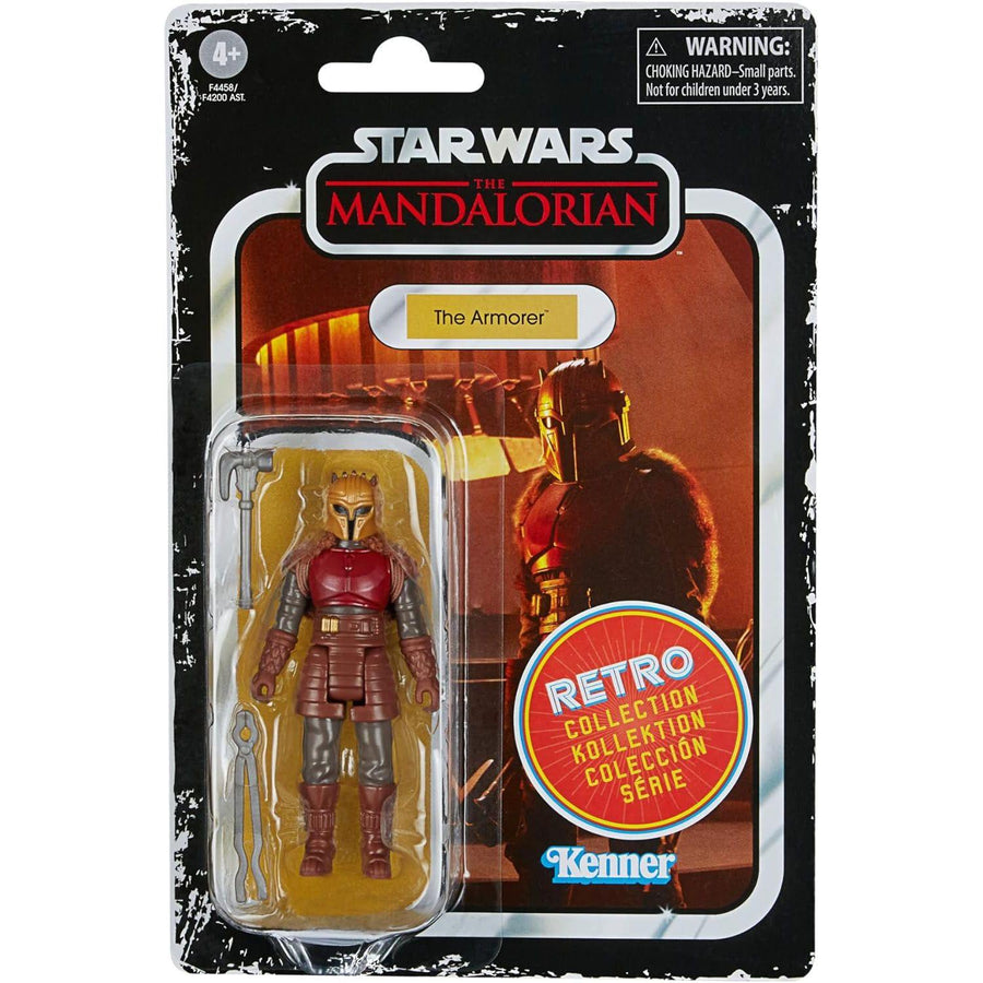 Hasbro STAR WARS Retro Collection The Armorer Toy 3.75-Inch-Scale The Mandalorian Collectible Action Figure