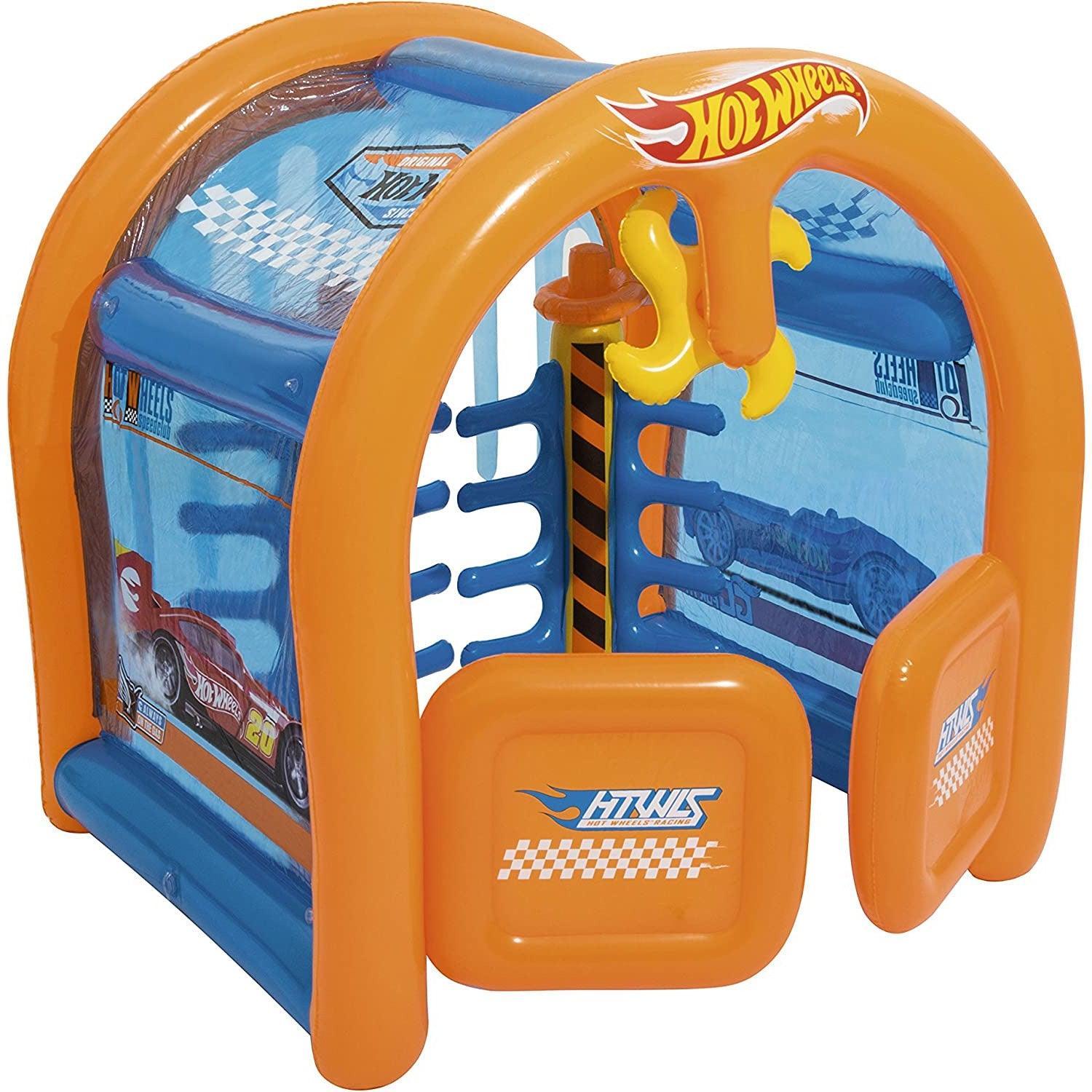 Bestway 93406 Car Wash Center Hot Wheels 1.53m x 1.31m x 1.50m - BumbleToys - 8-13 Years, Boys, Eagle Plus, Floaters, Girls, Sand Toys Pools & Inflatables, unicorn