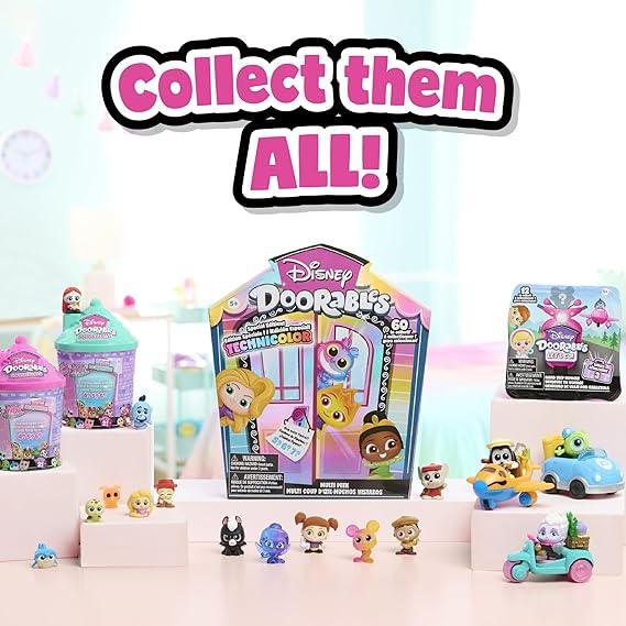 Just Play Disney Doorable series 11 Multi Peek Technicolor Takeover, 1.5-inch