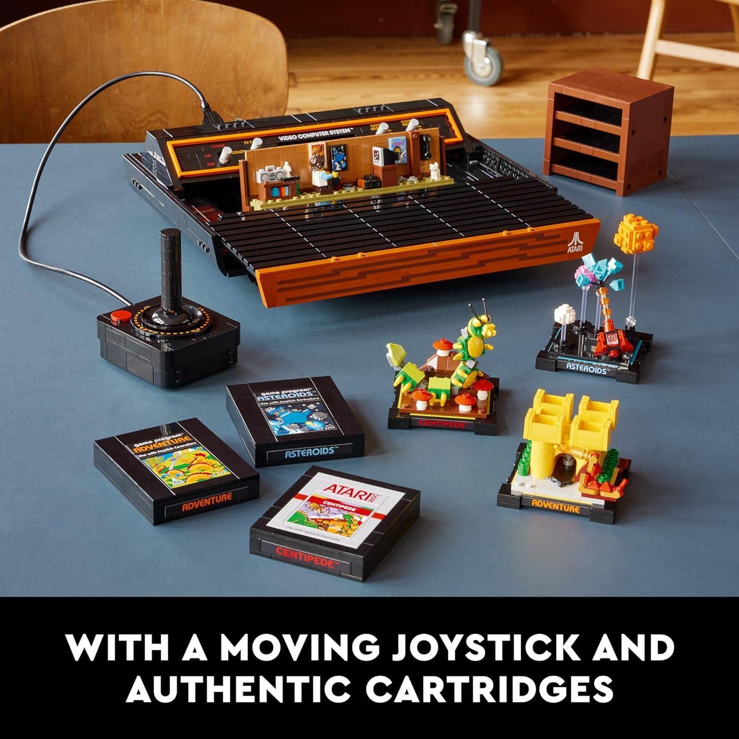LEGO 10306 Icons Atari 2600 Building Set 10306 - Retro Video Game Console and Gaming Cartridge Replicas, Featuring Minifigure and Joystick, Nostalgic 80s Gift for Gamers and Adults (Retired)