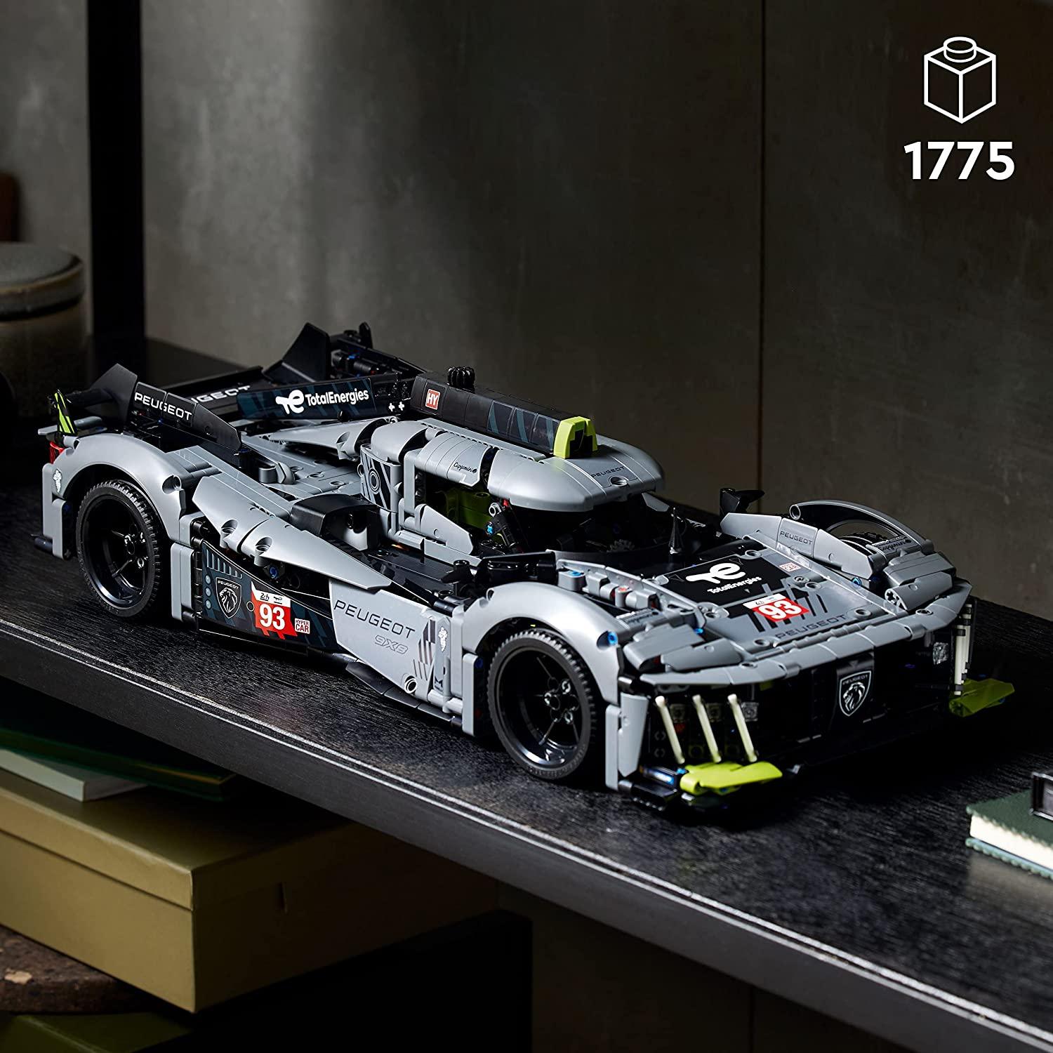 LEGO Technic Peugeot 9X8 24H Le Mans Hybrid Hypercar 42156 Collectible Race Car Building Kit for Adults and Teens, 1:10 Scale Racing Car Model - BumbleToys - 18+, 5-7 Years, Boys, Clearance, LEGO, OXE, Pre-Order, Technic