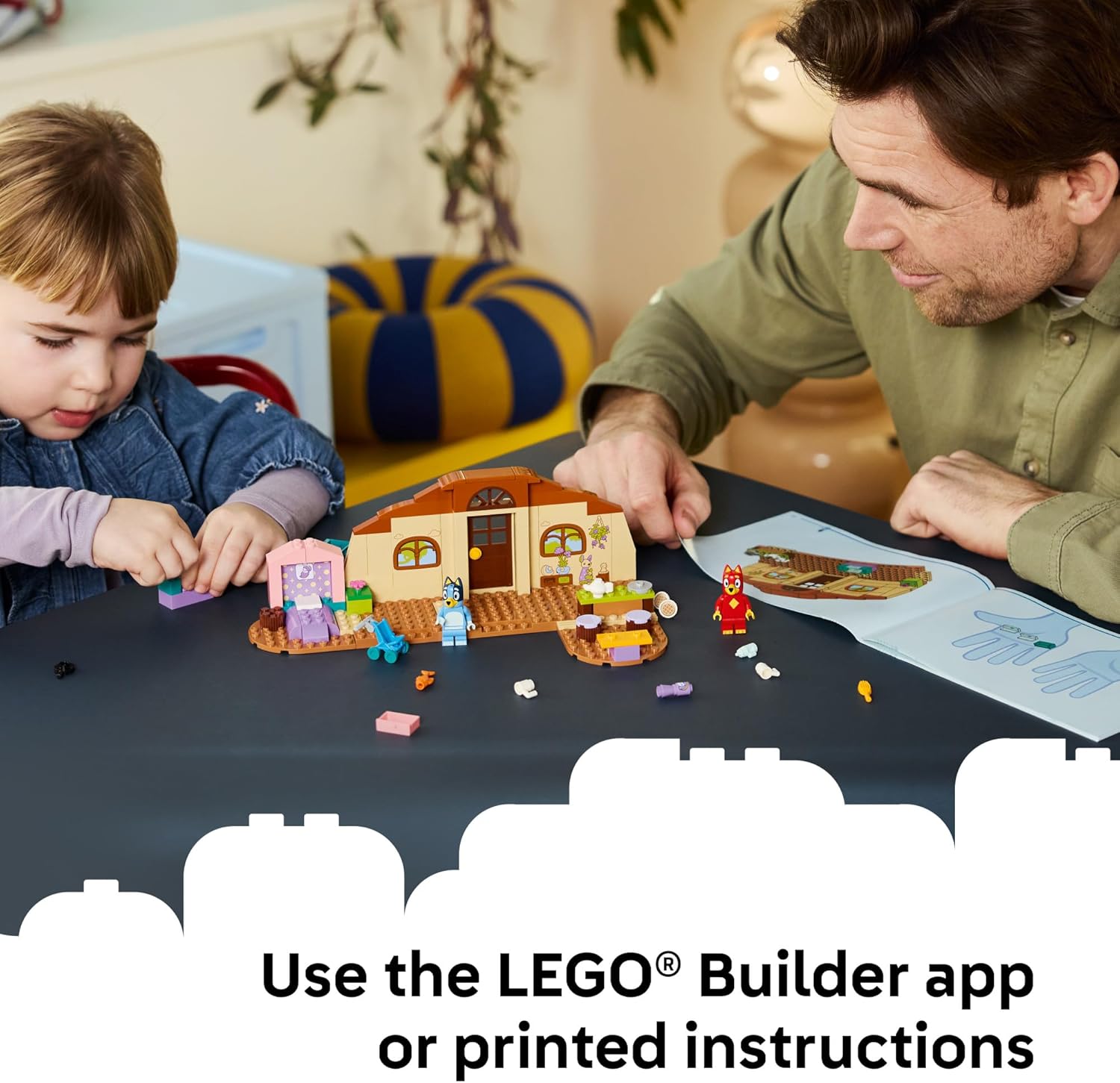 مدرسة LEGO بلووي مع راستي وبلووي - لعبة بناء للفتيات والفتيان، لعمر 4 سنوات فأكثر - شخصيات صغيرة ومجموعة لعب - هدية لأعياد الميلاد - 11221