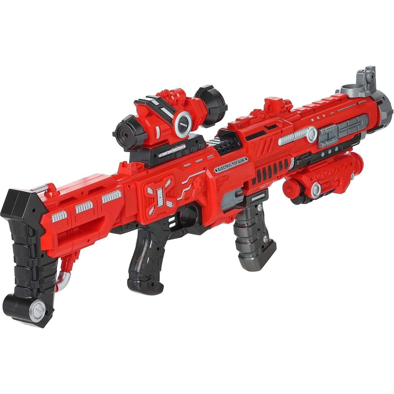 Brightberry High Speed Soft Bullet Nerf Blaster Electric Toy Gun With 20 Pcs Waffle Head Soft Bullets