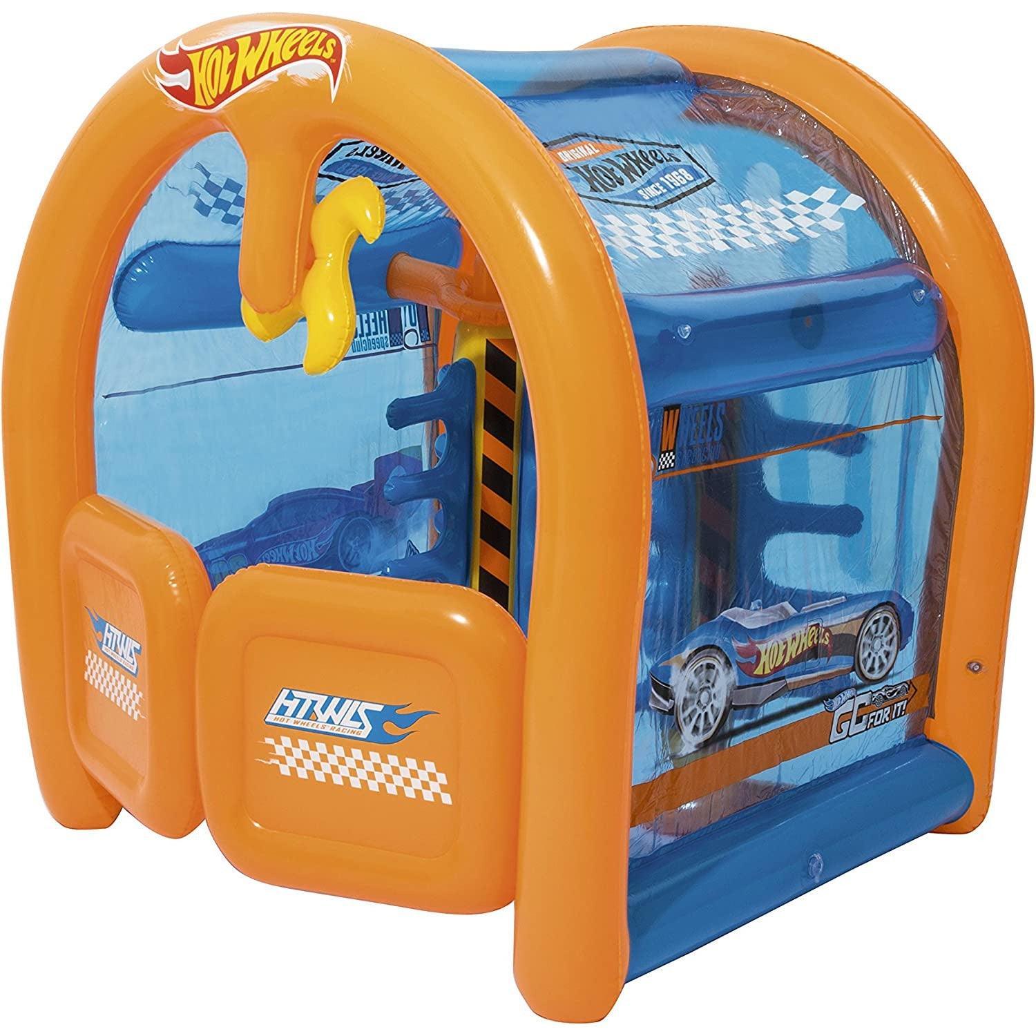 Bestway 93406 Car Wash Center Hot Wheels 1.53m x 1.31m x 1.50m - BumbleToys - 8-13 Years, Boys, Eagle Plus, Floaters, Girls, Sand Toys Pools & Inflatables, unicorn