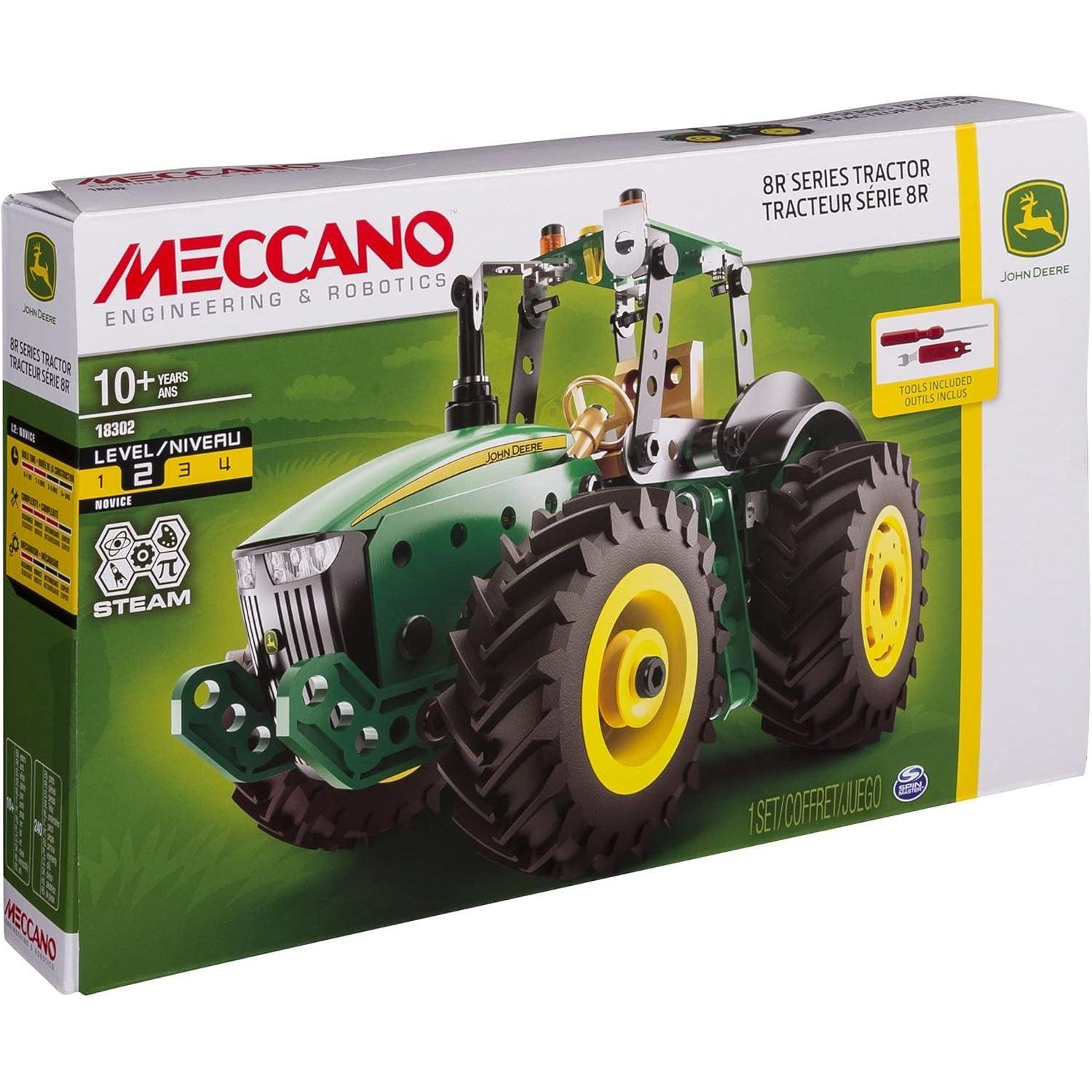 Meccano Set 18302 John Deere 8R Series Tractor Engineering & Robotics Steam