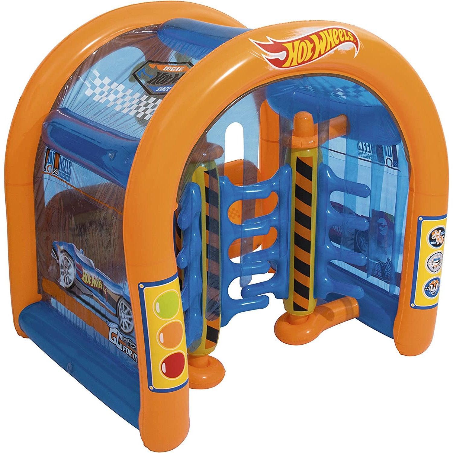 Bestway 93406 Car Wash Center Hot Wheels 1.53m x 1.31m x 1.50m - BumbleToys - 8-13 Years, Boys, Eagle Plus, Floaters, Girls, Sand Toys Pools & Inflatables, unicorn