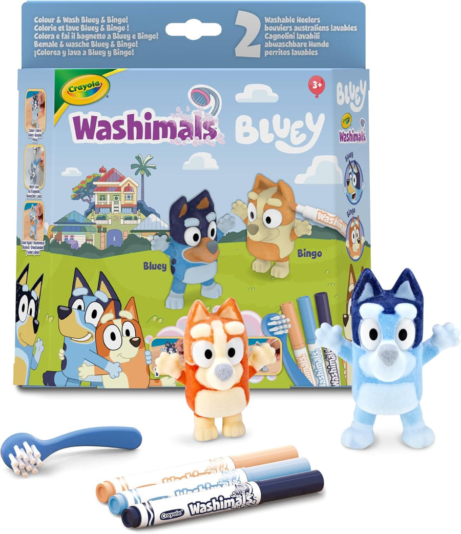 CRAYOLA Washimals Pets Bluey Puppies Set of 2