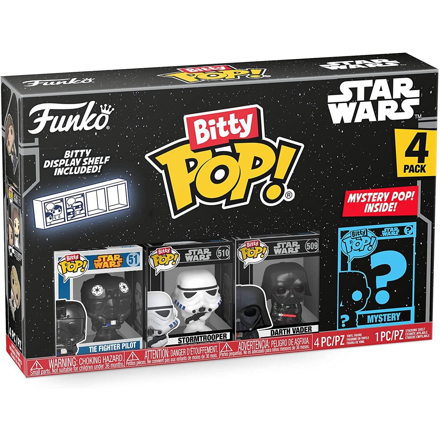 Funko Bitty Pop! Star Wars - Darth Vader 4-Pack Series 4 - BumbleToys - 18+, Boys, Funko, Pre-Order, star wars