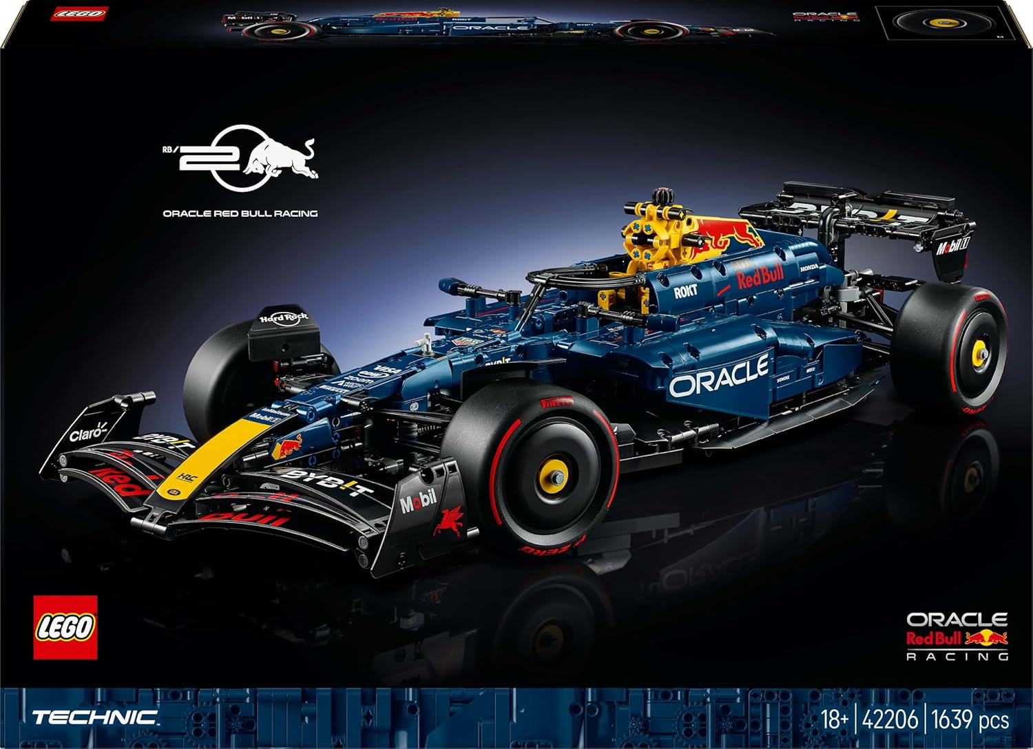 مجموعة بناء نموذج سيارة LEGO 42206 Technic Oracle Red Bull Racing RB20 F1 
