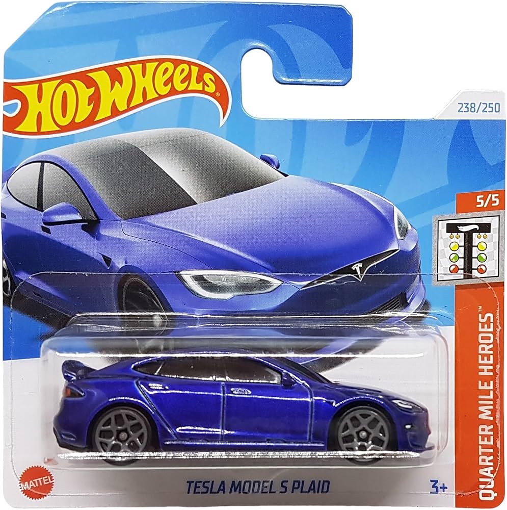 Hot Wheels QUARTER MILE HEROES - TESLA MODEL S PLAID