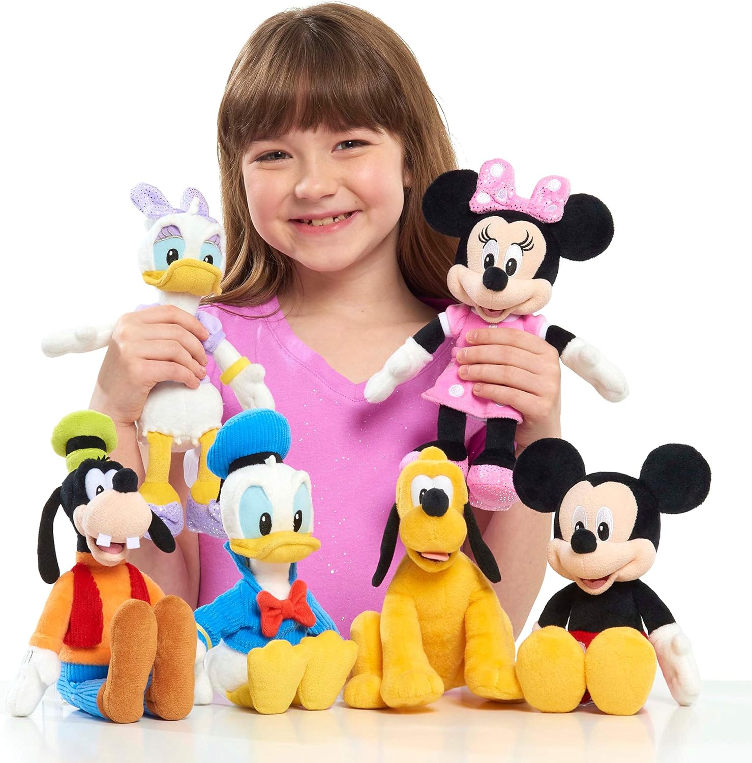 Disney Junior Mickey Mouse Bean Plush Mickey Mouse Stuffed Animal, Kids Toys for Ages 2 Up by Just Play