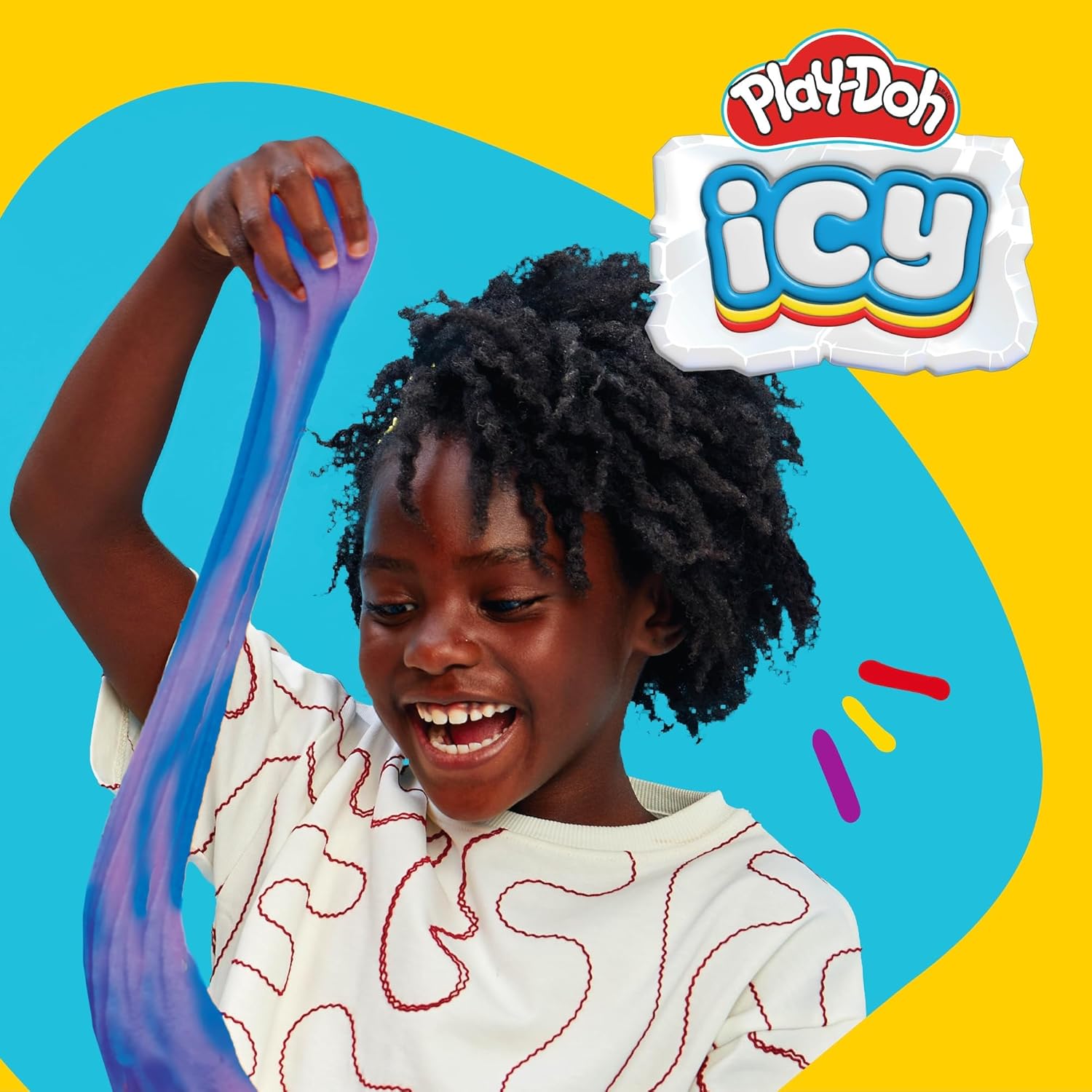 Hasbro Play Doh Rainbow Ripple Icy Slime