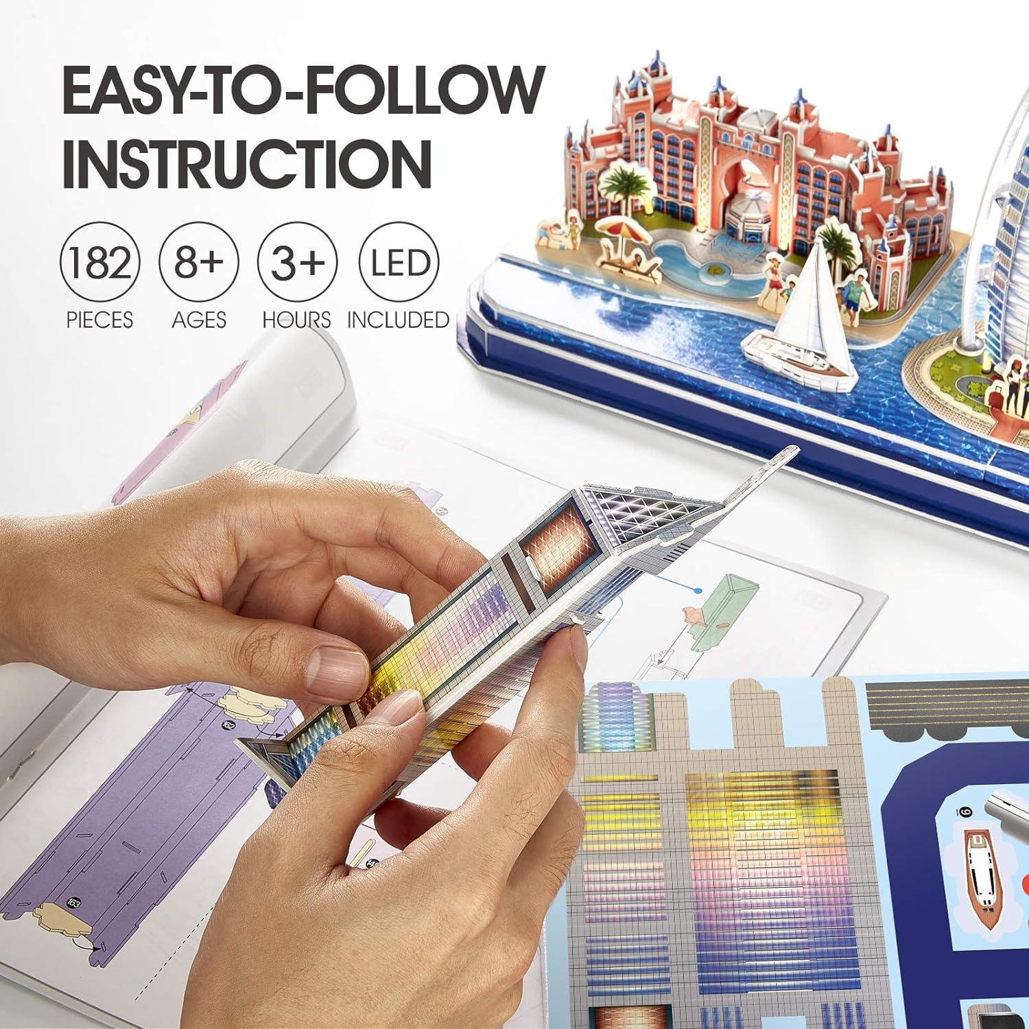 CubicFun  LED Dubai Cityline 3D Puzzles