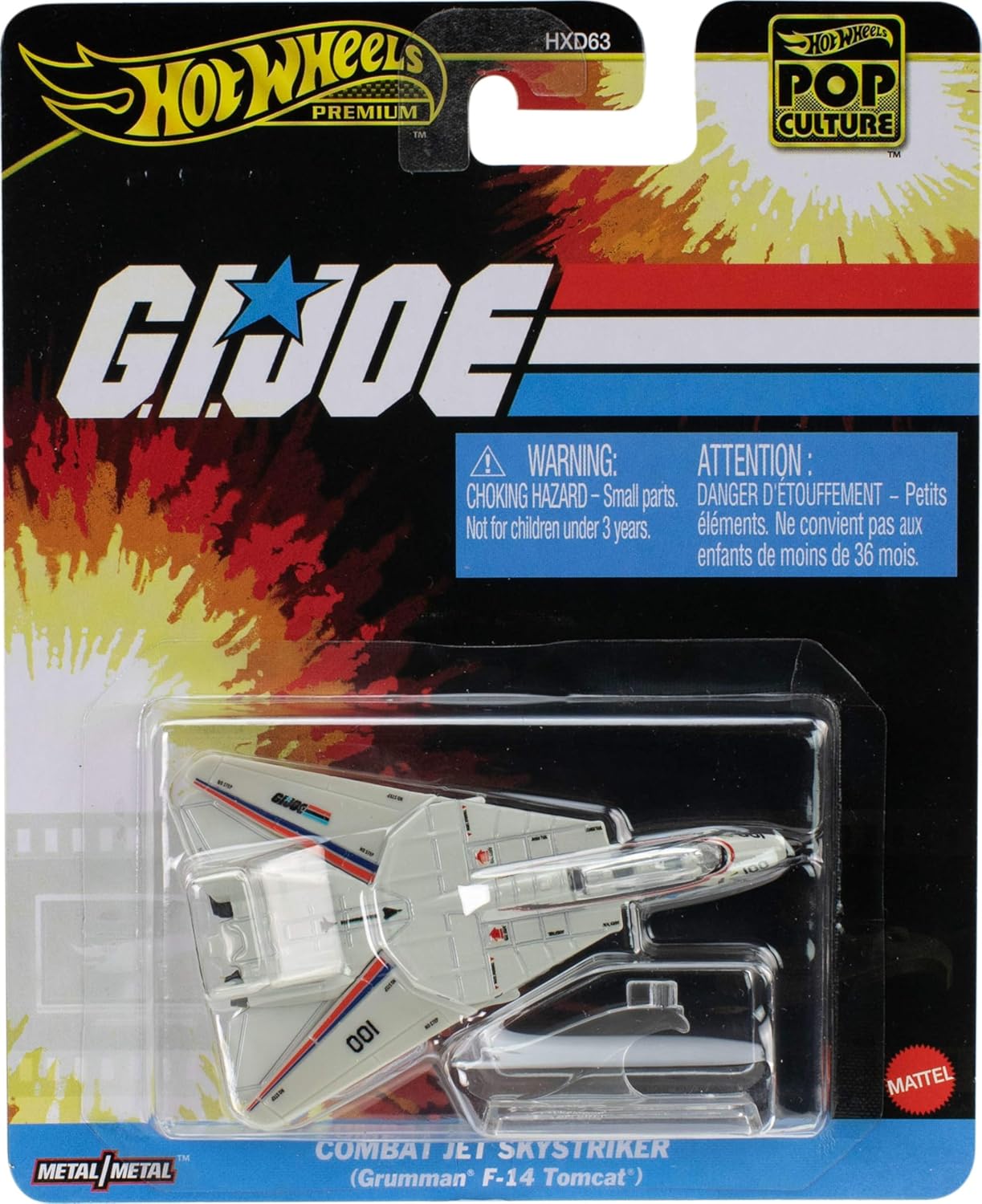 Hot Wheels Premium Toy Car, Truck or Van, 1:64 Scale Die-Cast - Combat Jet Striker