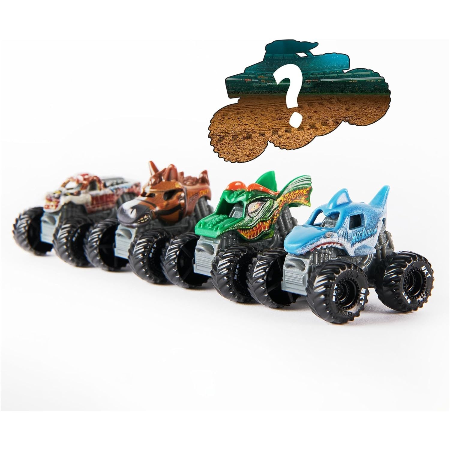 SPIN MASTER MONSTER JAM MINI 5 PACK WITH MYSTERY TRUCK