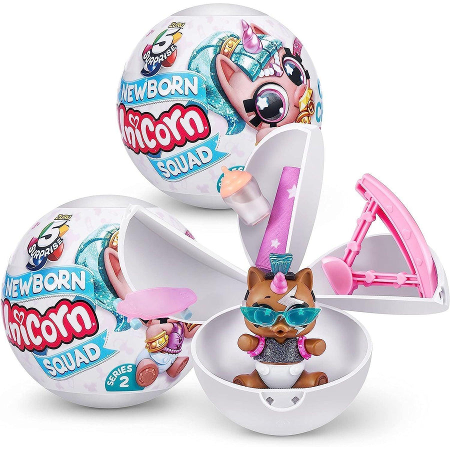 5 Surprise Unicorn Squad Series 5 - Newborn Unicorn Squad Sold By Piece