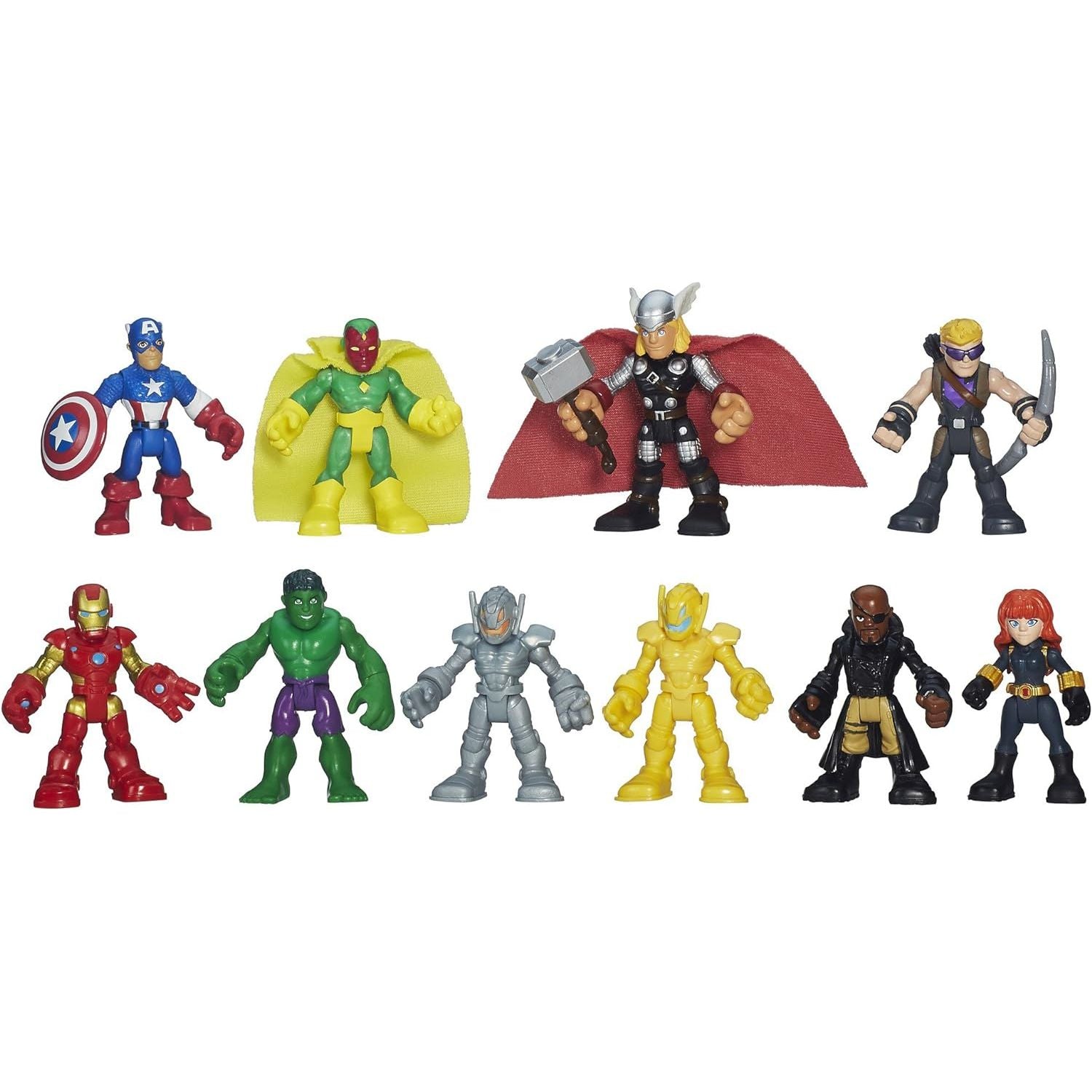 Marvel Playskool Heroes Super Hero Adventures Ultimate Set, 10 Collectible 2.5-Inch Action Figures