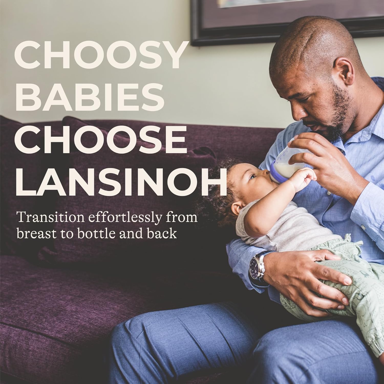Lansinoh NaturalWave Baby Bottle Nipples – 100% Soft, Durable Silicone, Made Without BPA BPS, Anti-Colic, Supports The Baby’s Developing Mouth and Teeth, Fast Flow, Size F, 2 Count, 6+ Months
