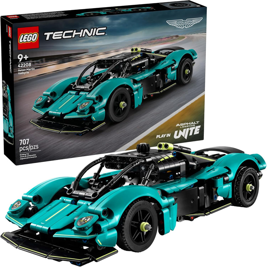 LEGO Technic Aston Martin Valkyrie Toy Car - Kids Model Kit Toy for Boys and Girls, Ages 9+ - Vehicle Building Set for Pretend Play & STEM Learning (42208)