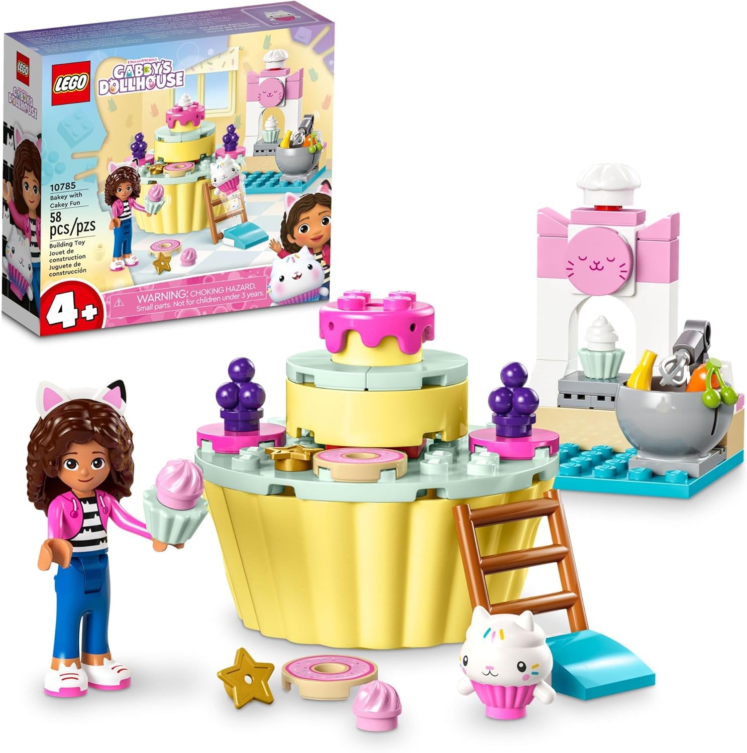 LEGO 10785  Gabby's Dollhouse Bakey with Cakey Fun 10785 Building Toy Set