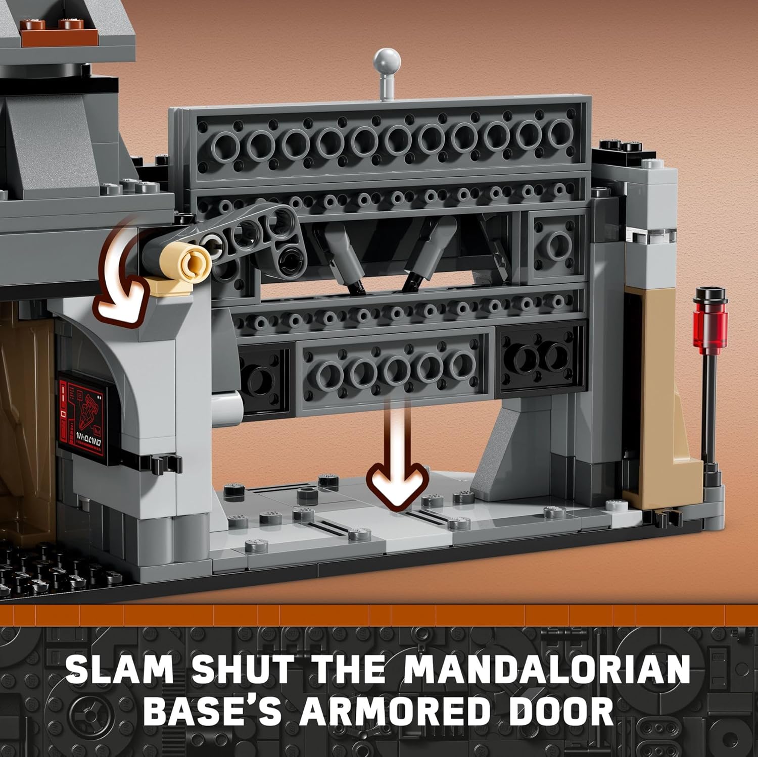 LEGO 75386 Star Wars The Mandalorian Paz Vizsla and Moff Gideon Battle, Fun Building Set for Kids, Collectible Star Wars Toy with 4 Minifigures