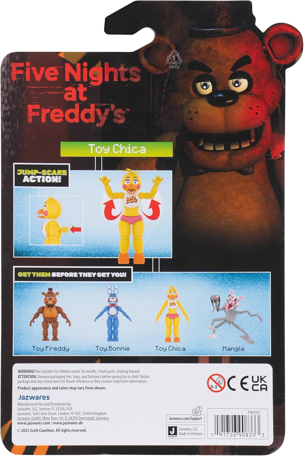 Five Nights At Freddy's Toy Chica - 5-Inch