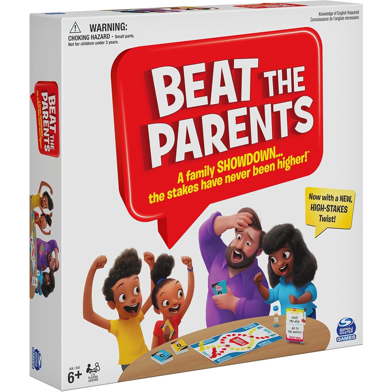 Beat The Parents Classic Family Trivia Game, Kids vs Parents for Ages 6 and up