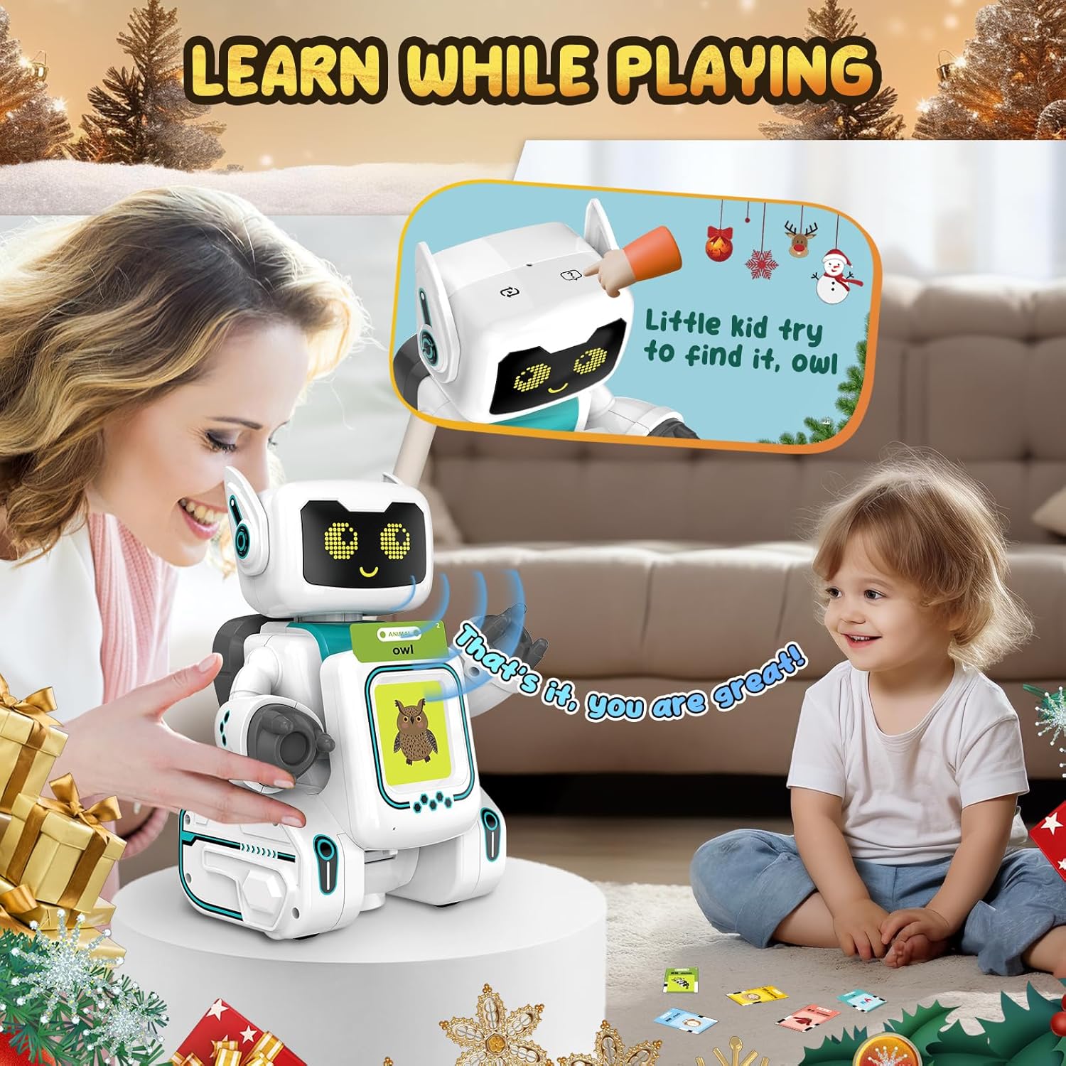 Robot Toys for Kids 5-7, Interactive Remote Control Robot Toys with Ta ...
